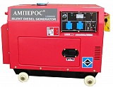 Дизельный генератор АМПЕРОС LDG6000S-3 С предпусковым подогревом